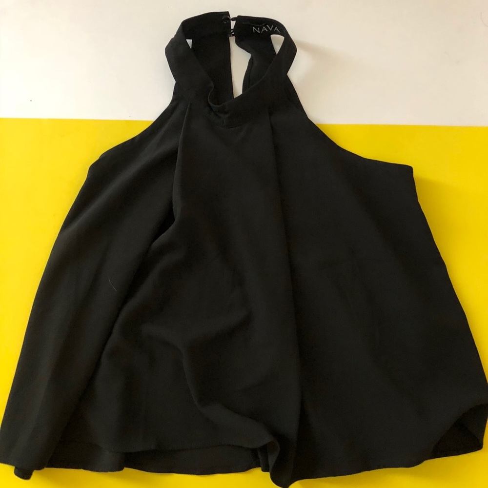 High neck sleeveless top